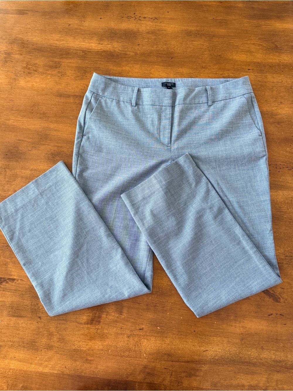 Ann Taylor Petite Heathered Grey Dress Pants